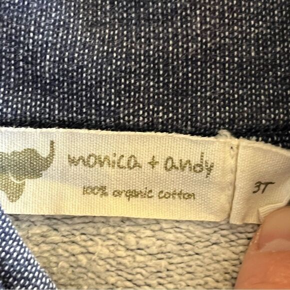 100% cotton navy Toddler Pullover Top size 3T - Picture 6 of 9